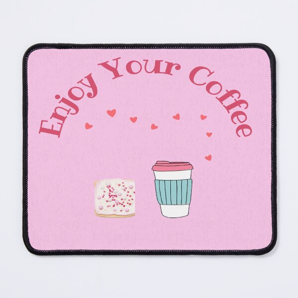 Item preview, Pink Enjoy Your Coffee Design Cookie Coffee Cup designed and sold by debmund.