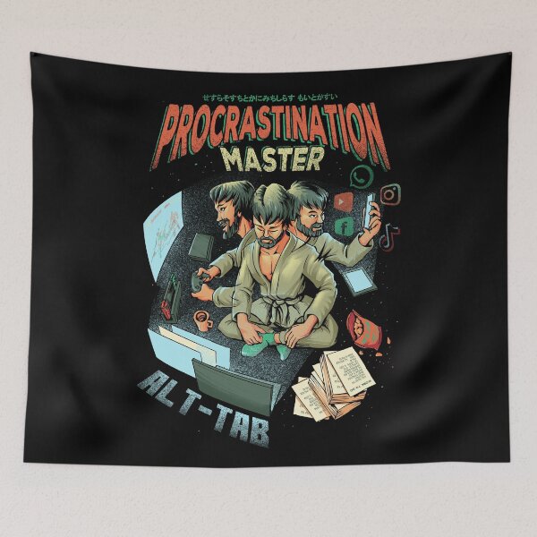 Item preview, Procrastination Master designed and sold by RafaelLima7.
