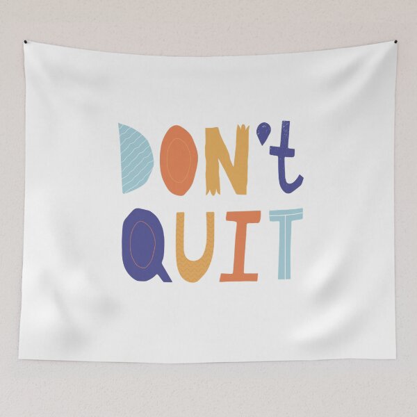 Item preview, DON'T QUIT designed and sold by DiscoVibes.