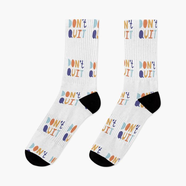 Item preview, DON'T QUIT designed and sold by DiscoVibes.