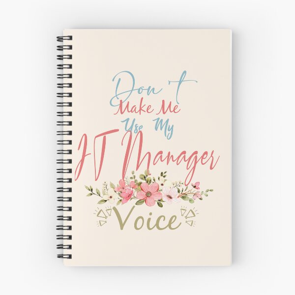 Item preview, Don't Make Me Use My IT Manager Voice - Funny IT Manager Quote Gift Idea For Men and Womens designed and sold by Mmmm3344.