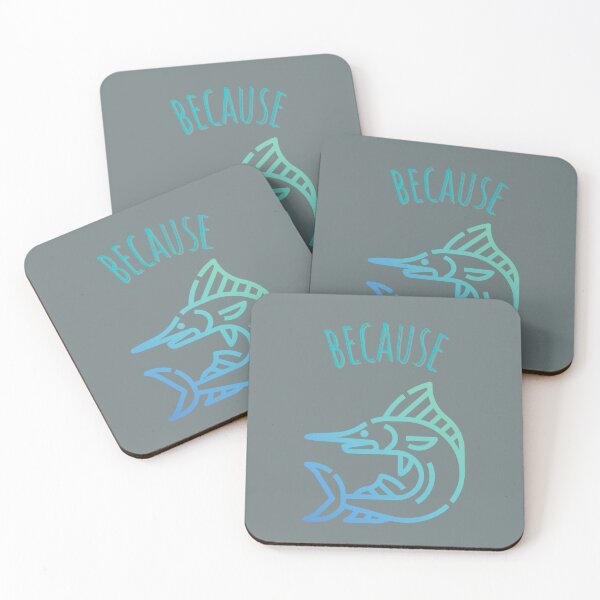 Item preview, Because Marlin Design Aqua Colorful designed and sold by ladytarleton.