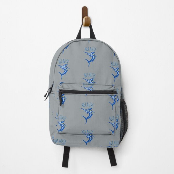 Item preview, Because Marlin Design Aqua Blue Yellow designed and sold by ladytarleton.