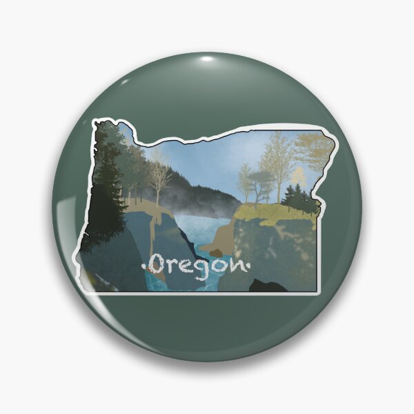 Item preview, Oregon Nature Sticker designed and sold by grahamm1274.
