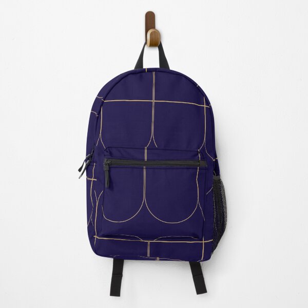 Item preview, Minimalist navy geometric pattern designed and sold by Thegentleshop.