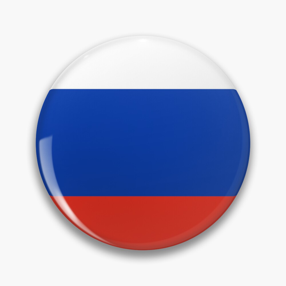 Original colors and proportions of the flag of the Russian Federation Pin  for Sale by Evstigneev