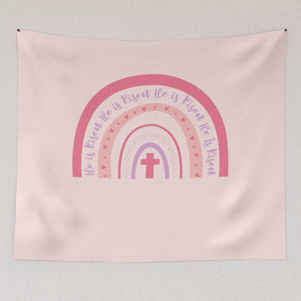 Item preview, He Is Risen Rainbow, Woman's Christian Easter designed and sold by OliviaGbyKyro.