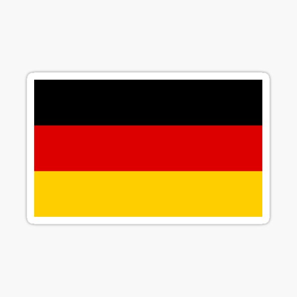 Item preview, I Love Germany - Country Code DE T-Shirt & Sticker designed and sold by deanworld.