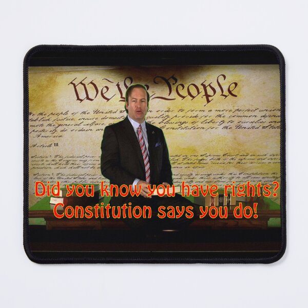 Item preview, Saul Goodman "Did You Know You Have Rights?" designed and sold by swegeroni.