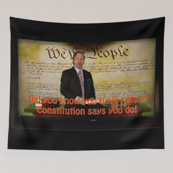 Item preview, Saul Goodman "Did You Know You Have Rights?" designed and sold by swegeroni.