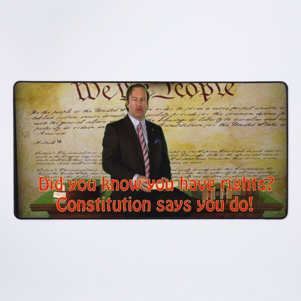 Item preview, Saul Goodman "Did You Know You Have Rights?" designed and sold by swegeroni.