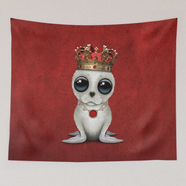 Item preview, Linda foca real con corona designed and sold by JeffBartels.