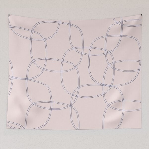 Item preview, Minimalist pink geometrical pattern designed and sold by Thegentleshop.