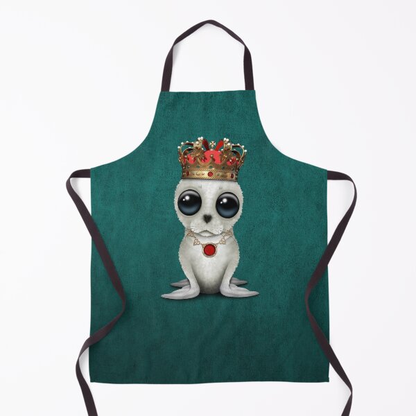 Item preview, Linda foca arpa real con corona azul designed and sold by JeffBartels.