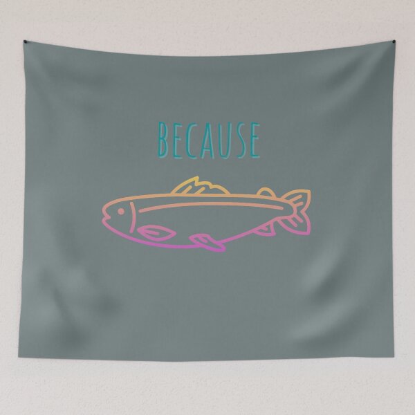Item preview, Because Rainbow Trout Fishing V designed and sold by ladytarleton.