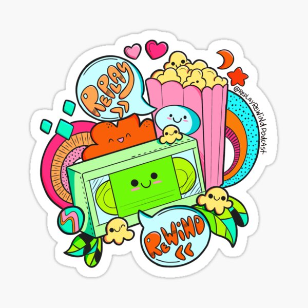 Doodle Logo Sticker