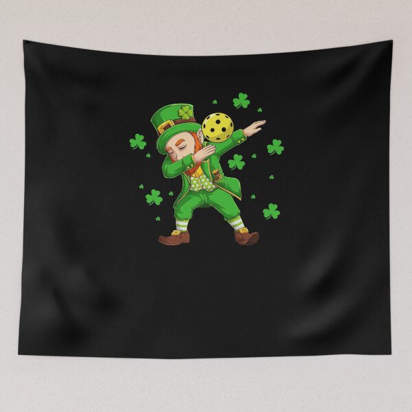 Item preview, Pickleball Dabbing Leprechaun Funny Irish St Patricks Day designed and sold by Dressed For  Duty.