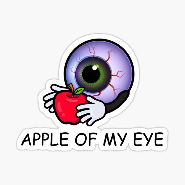 Pack] Gorgeous Apple of My Eye Stickers, Beautiful Eyelash Art Sticker  for Sale by ⭐Amazing Arts Designs⭐