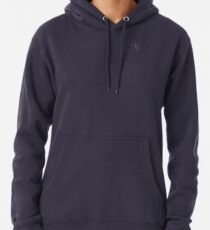 Uni-Farben mit Navy Halbkreisen Hoodie