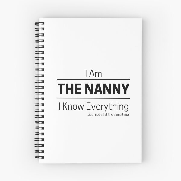 Item preview, Funny Grandma Knows Everything Quote Saying, I Am The Nanny, I Know Everything, Walking Encyclopedia, Trivia Goddess, Black Text designed and sold by hjsmith.
