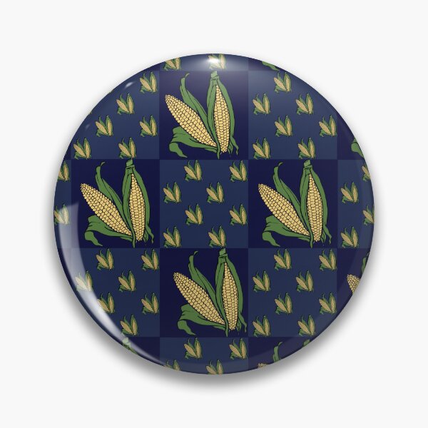 Item preview, Blue green yellow sweetcorn checkered pattern  designed and sold by TipTopTapo.
