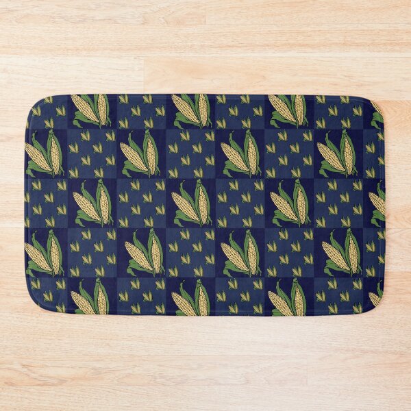 Item preview, Blue green yellow sweetcorn checkered pattern  designed and sold by TipTopTapo.