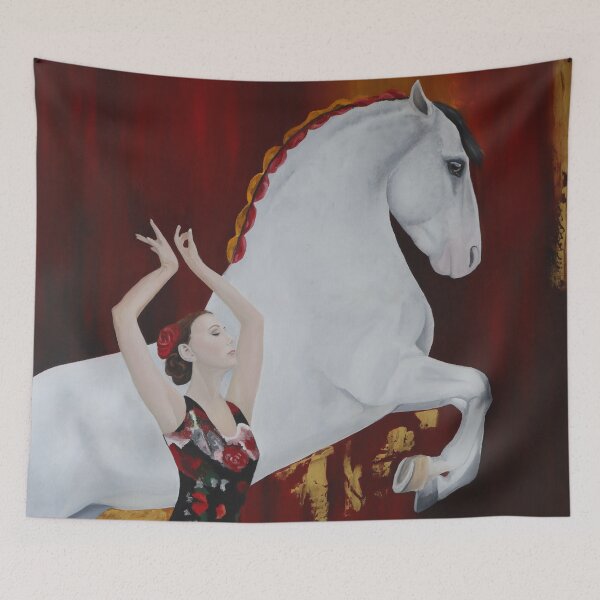 Item preview, Spanish Dancer and White Stallion designed and sold by Kathysartroom.