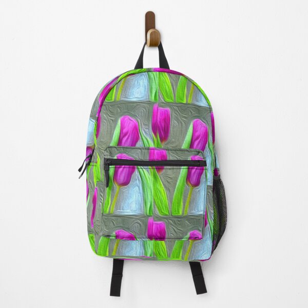 Item preview, Repeated aesthetic tulip patterns designed and sold by Patternflower.