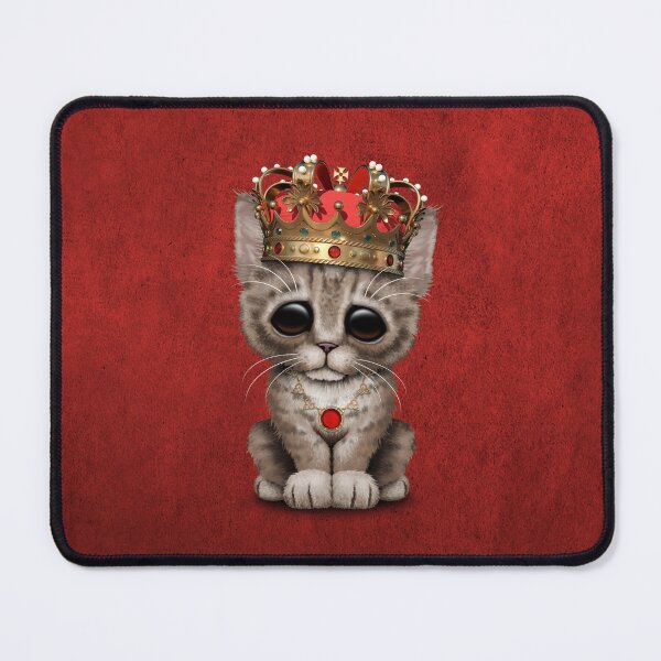 Item preview, Cute Royal Kitten Wearing Crown designed and sold by JeffBartels.