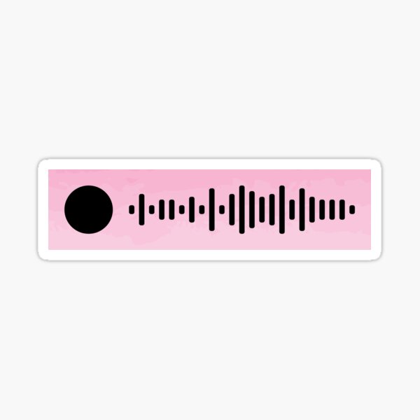 Spotify Rick Roll Scan Code Decal Sticker - Never Gonna Give You Up