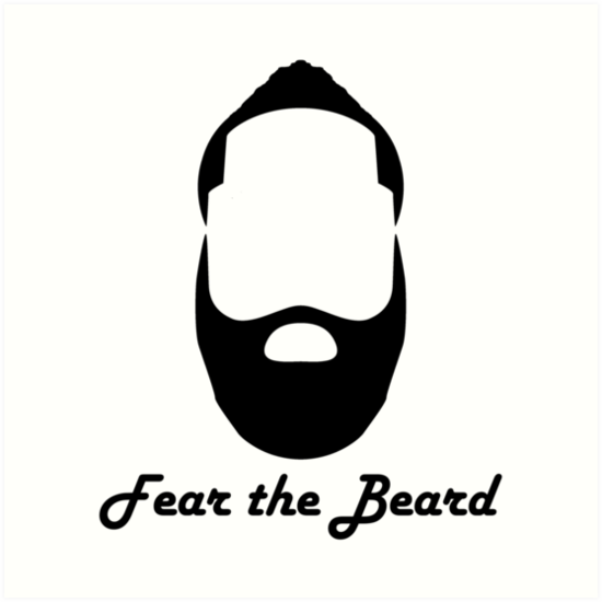 "James Harden - Fear the Beard" Art Prints by ...