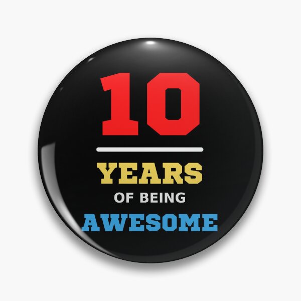Item preview, 10 YEARS OF BEING AWESOME BOYS BIRTHDAY PARTY designed and sold by appareltolove.