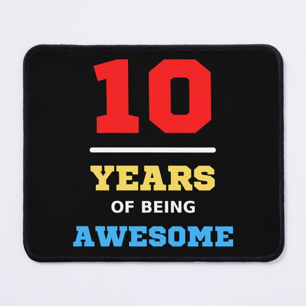 Item preview, 10 YEARS OF BEING AWESOME BOYS BIRTHDAY PARTY designed and sold by appareltolove.