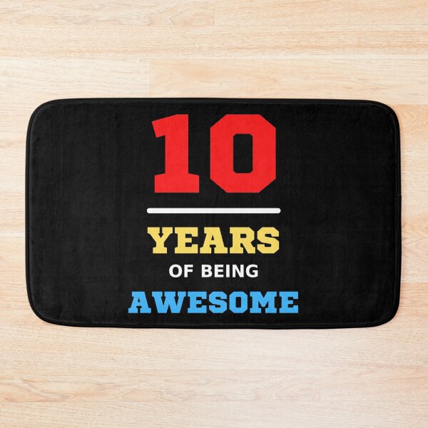 Item preview, 10 YEARS OF BEING AWESOME BOYS BIRTHDAY PARTY designed and sold by appareltolove.