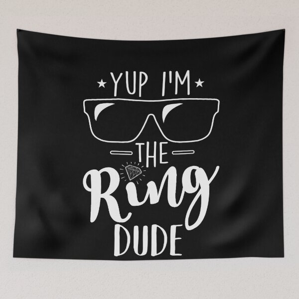 Item preview, Yup Im The Ring Dude Funny Ring Bearer Wedding designed and sold by JeffPriapiStore.