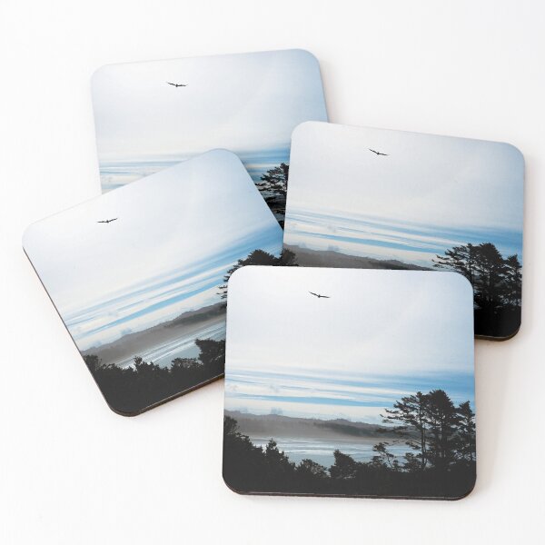Item preview, Misty Morning on Agate Bay | Peaceful Shoreline View of Central Oregon Coast designed and sold by arlutai.