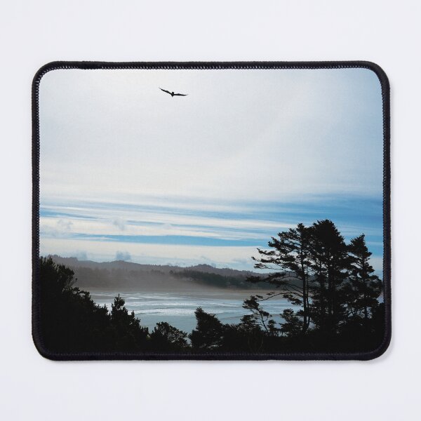 Item preview, Misty Morning on Agate Bay | Peaceful Shoreline View of Central Oregon Coast designed and sold by arlutai.