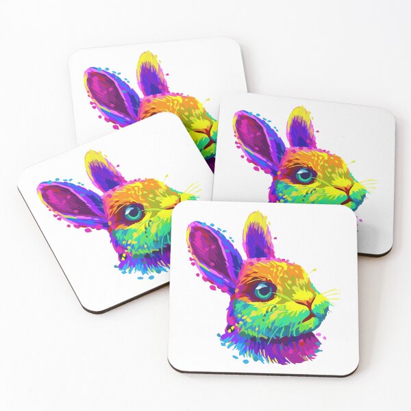 Item preview, Colorful Easter Rabbit designed and sold by GL Digital Artwork .