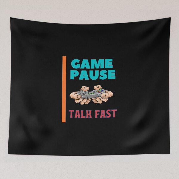 Item preview, Game Pause Talk Fast Classic T-Shirt designed and sold by ethenfran6.