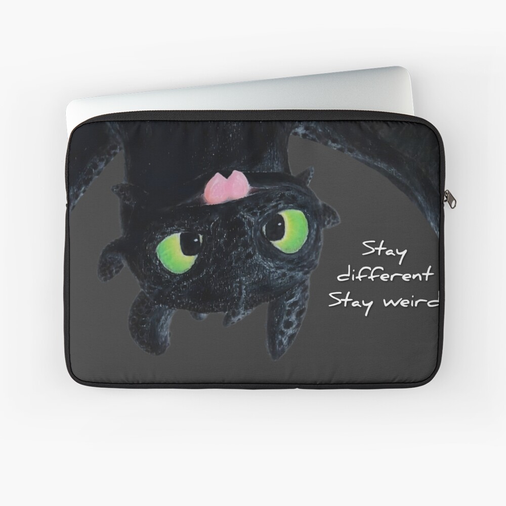 Toothless Upside Down Sticker iPhone Case