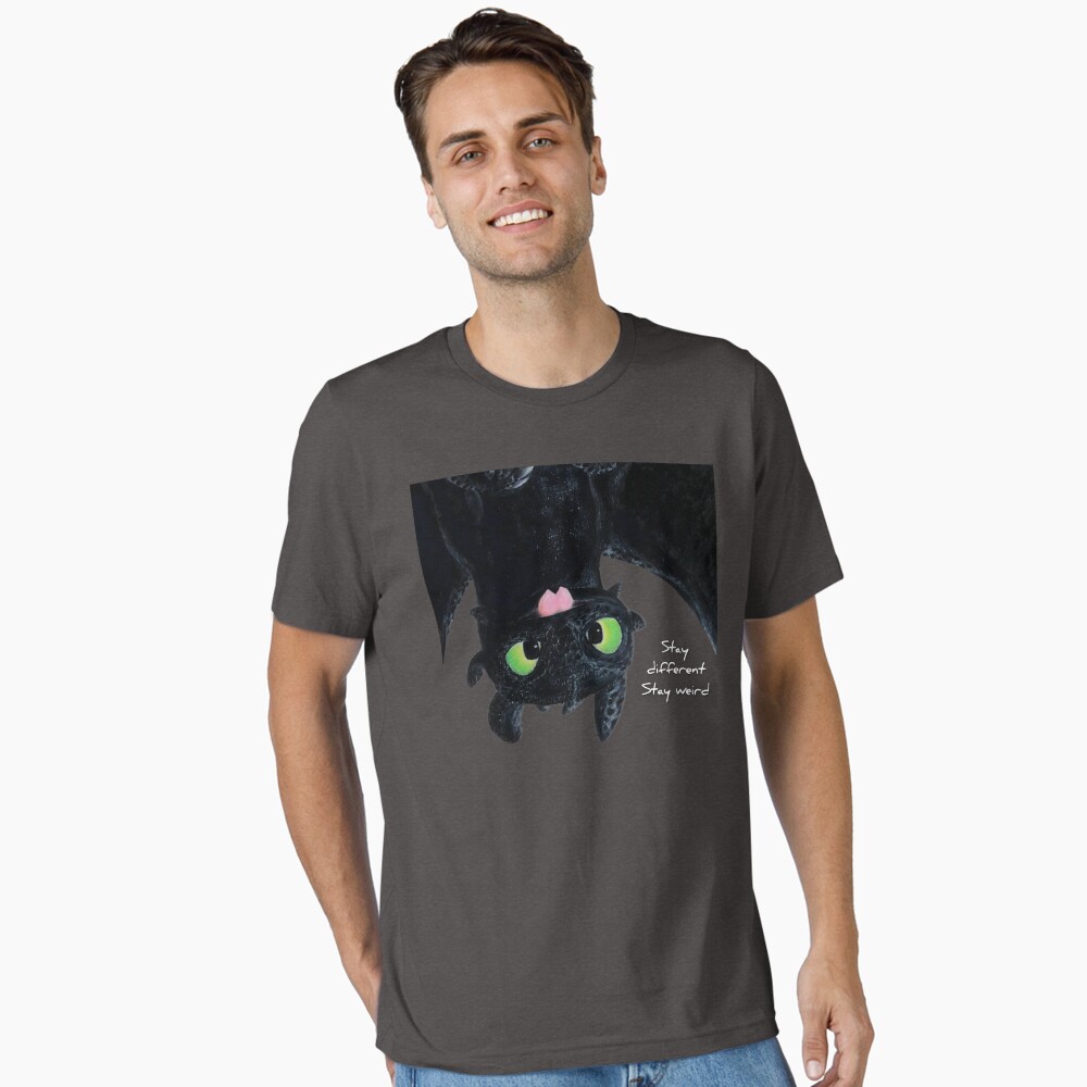 Toothless Upside Down Sticker iPhone Case