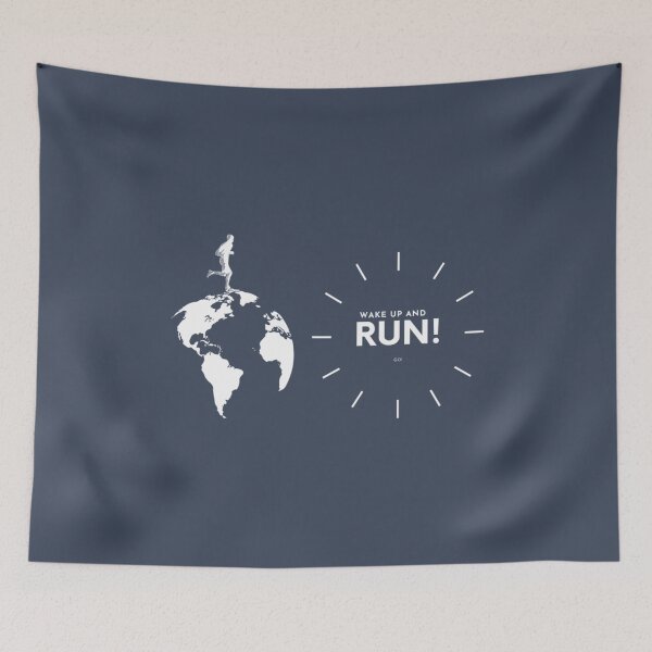 Item preview, Wake Up and Run white edition designed and sold by ThangThinhLfi.