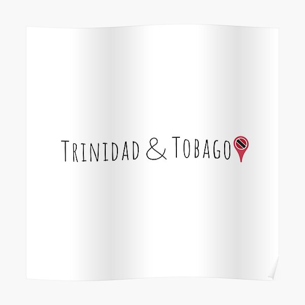 "Trinidad & Tobago Decal" Poster for Sale by Dekal Redbubble