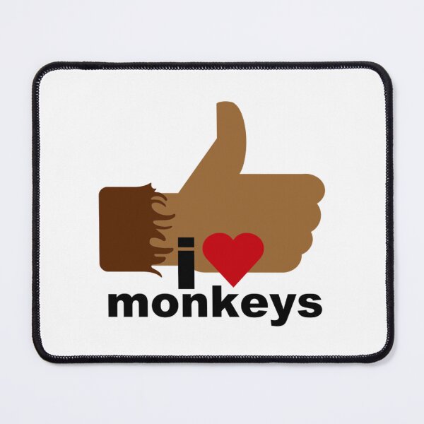 Item preview, I Love Monkeys designed and sold by CodelaCodiac.