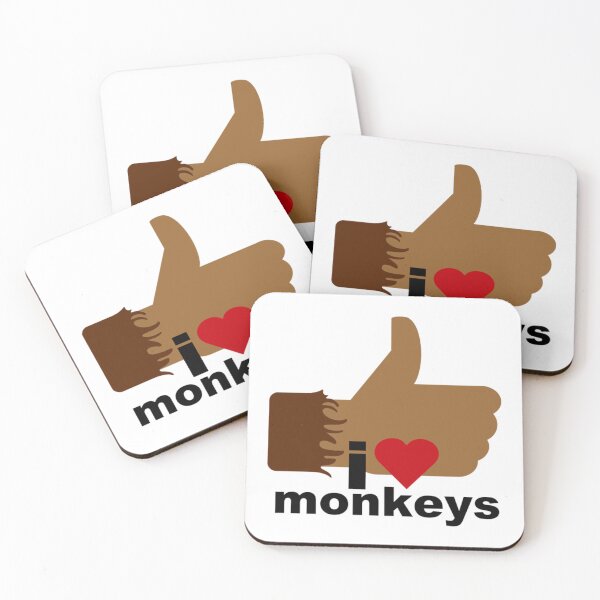 Item preview, I Love Monkeys designed and sold by CodelaCodiac.