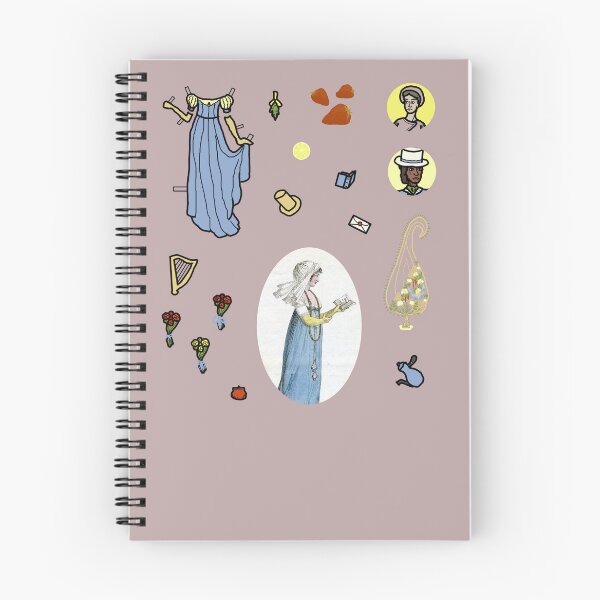 Item preview, Regency Aesthetic Sheet in Cerulean, Jonquil, and Coquelicot designed and sold by LochNestFarm.