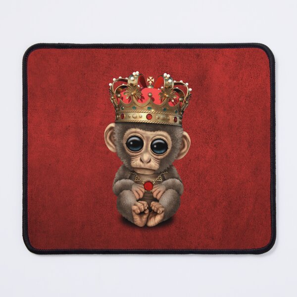 Item preview, Cute Royal Monkey Wearing Crown  designed and sold by JeffBartels.