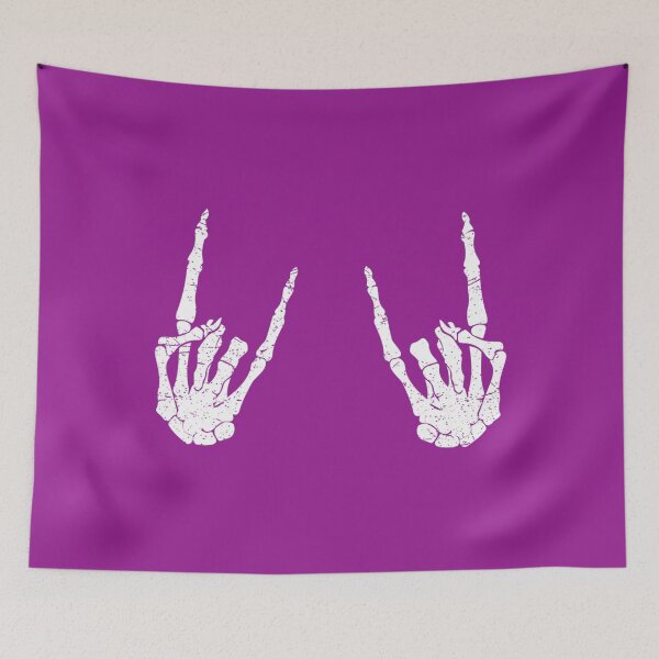 Item preview, trendy halloween skeleton rocker graphic costume designed and sold by CodelaCodiac.