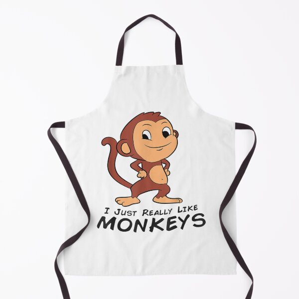Item preview, I Just Really Like Monkeys Cute Monkey designed and sold by SiumocDukila.