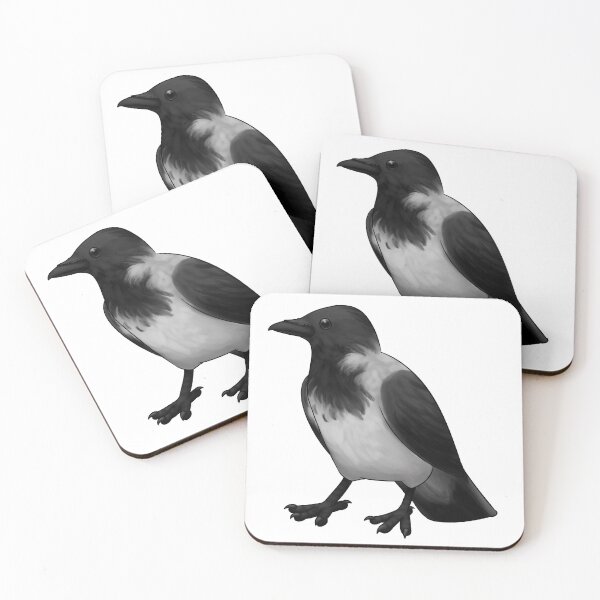 Item preview, Hooded Crow designed and sold by Miss-Silver.